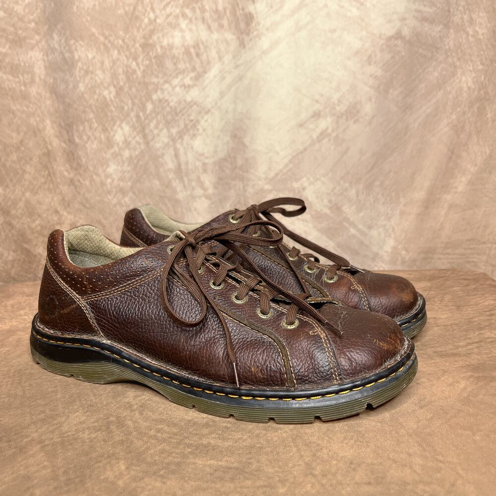 Vintage 90s Dr. Martens Rohan Leather Lace Up Oxford Sneakers Brown Indie Skater